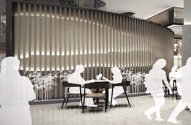 杭州城西銀泰美食街商業空間裝飾設計案例