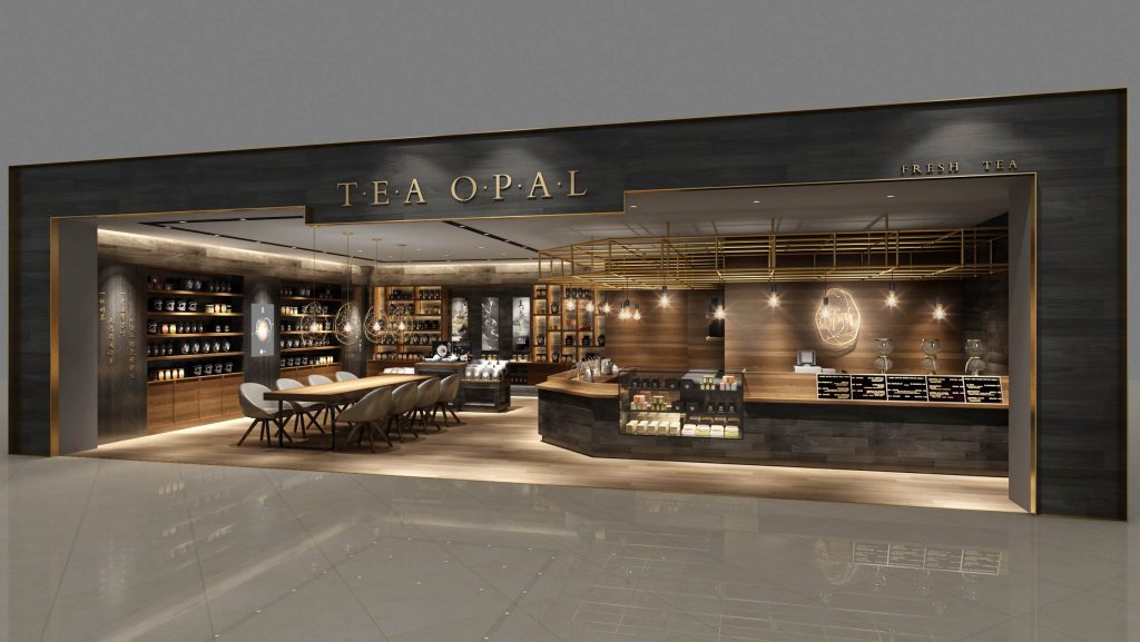 Tea Opal 茶閣里的貓眼石軟飲空間裝飾設計案例