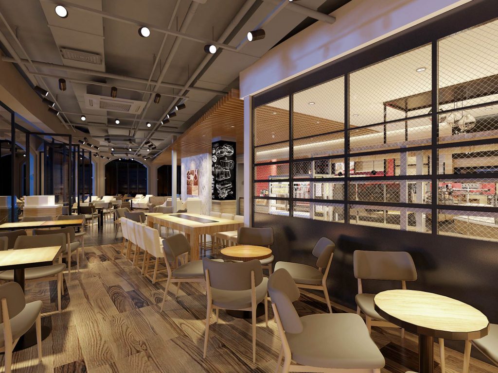 85C烘焙店鋪室內裝飾設計案例