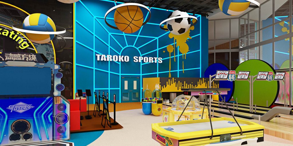 Taroko 大魯閣-西咸體育中心-游樂園室內裝飾設計案例