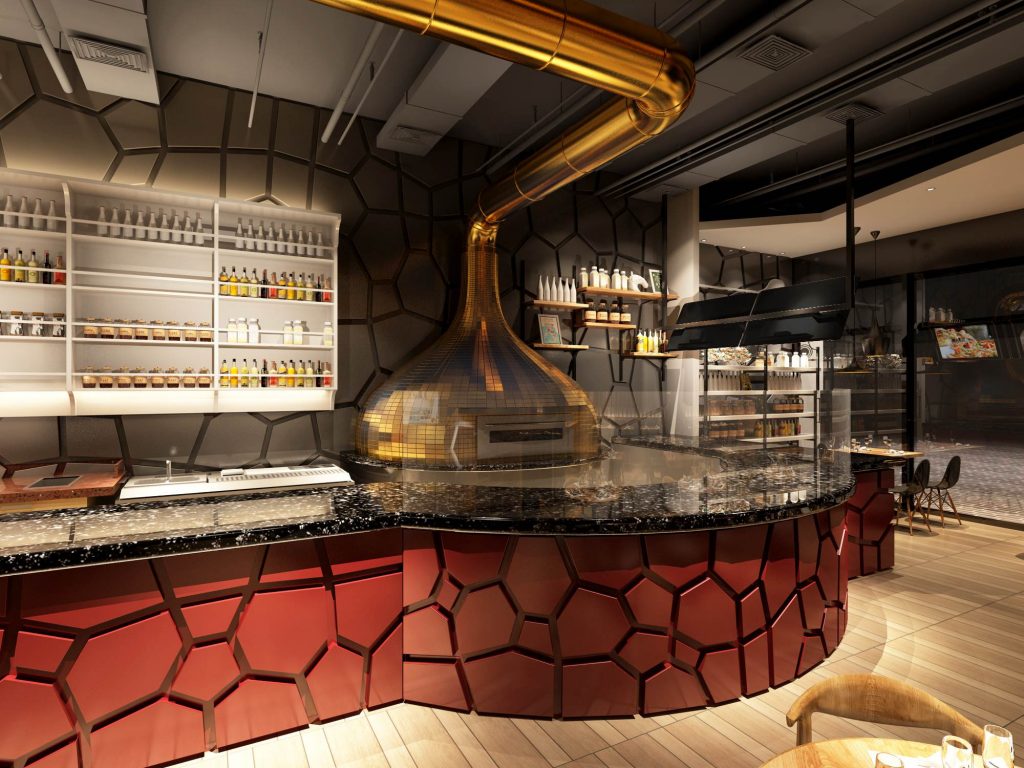 Pizza Naples 西餐廳店鋪裝飾設計案例