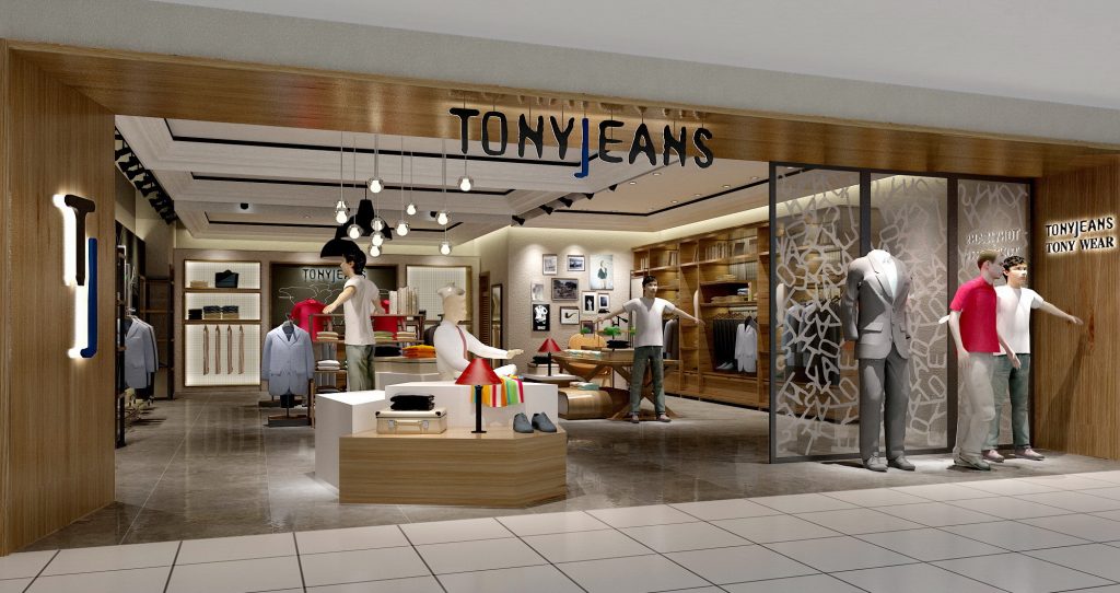 TONYJEANS 零售行業裝飾設計