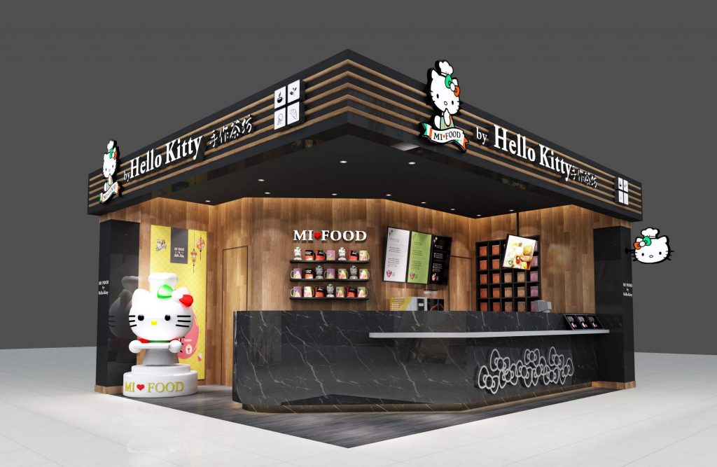 MI FOOD by Hello Kitty 店鋪裝飾設計