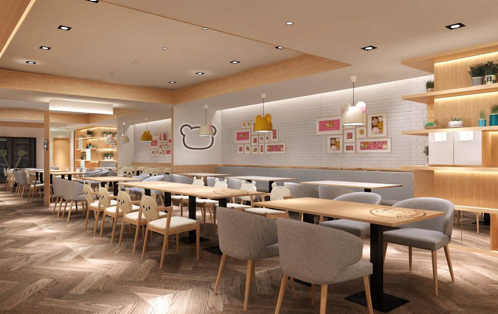 Rilakkuma 輕松熊西餐廳裝飾設計