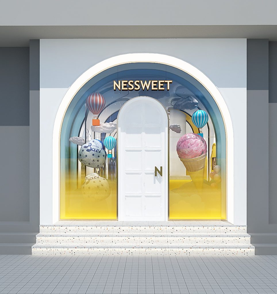 NESSWEET 雀巢甜品餐飲店鋪裝飾設計
