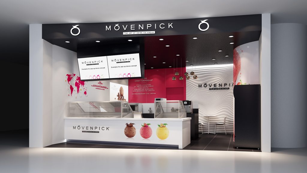 MOVENPICK 莫凡彼 甜品店裝飾設計