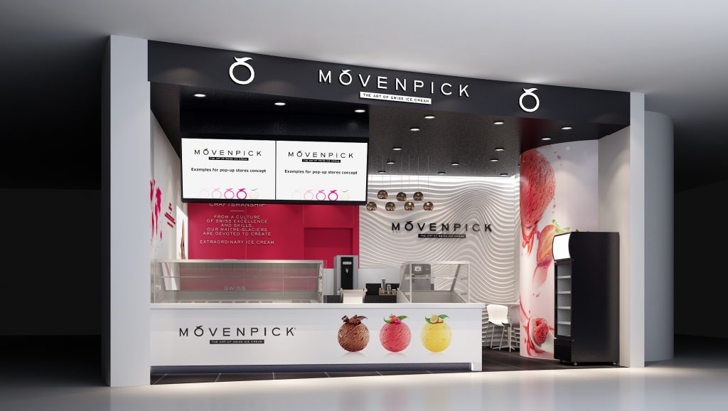 MOVENPICK 莫凡彼 甜品店裝飾設計