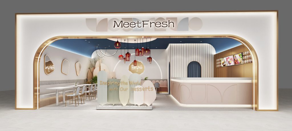 Meet Fresh 鮮芋仙-時尚系列 甜品店裝飾設計