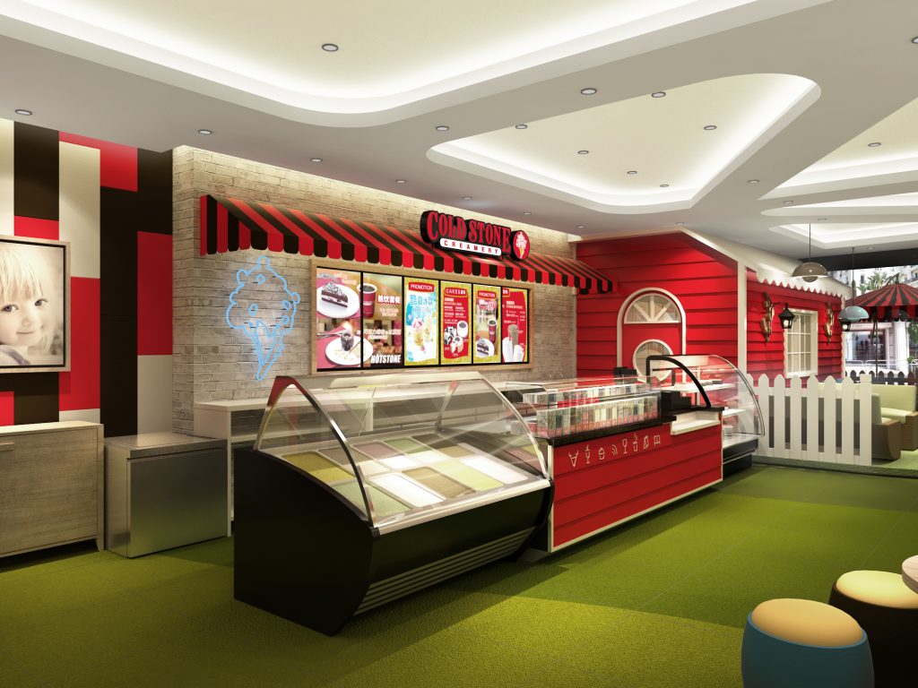 COLD STONE 酷圣石甜品店裝飾設計