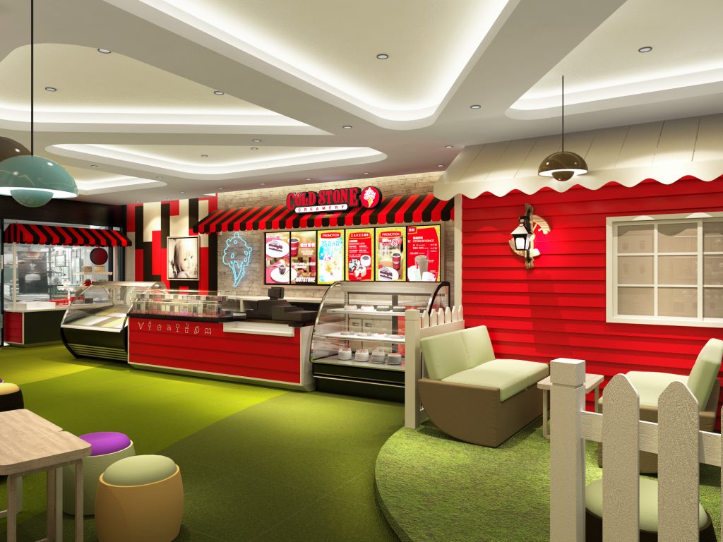 COLD STONE 酷圣石甜品店裝飾設計