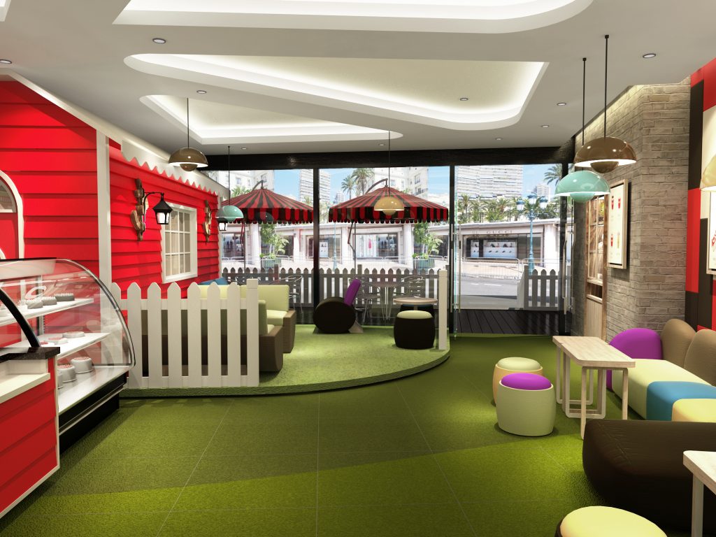 COLD STONE 酷圣石甜品店裝飾設計