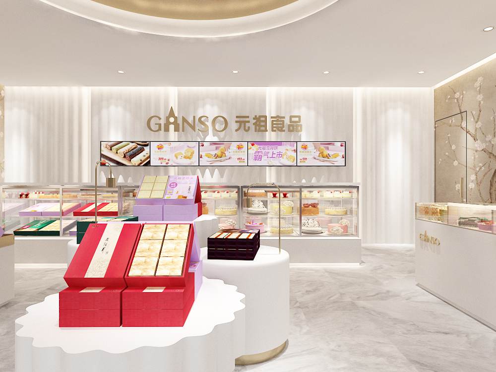 GANSO 元祖-標準店烘焙店裝飾設計