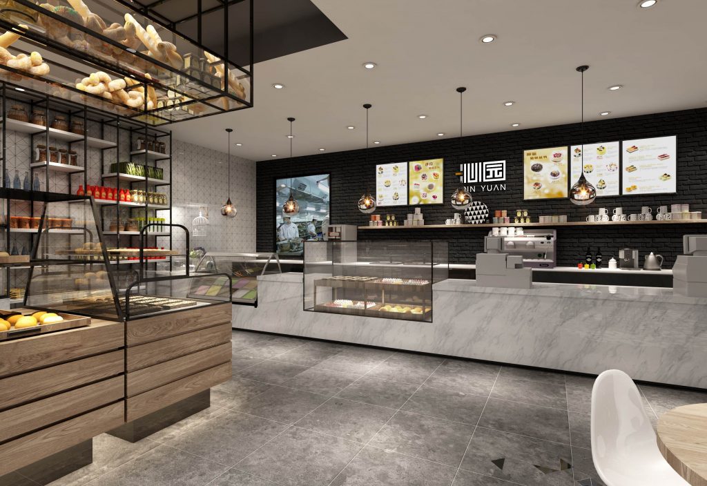Qin Yuan 沁園-標準店 烘焙店裝飾設計