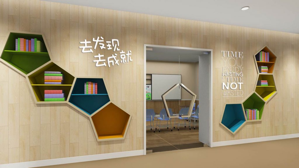 昂立-小法獅-教育培訓行業裝飾設計