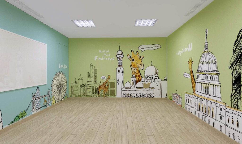 GIRAFFE 長頸鹿美語-教育培訓行業裝飾設計